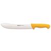 Butcher Knife - ARCOS - Prof Color 292700 - Nitrum Stainless Steel - 25 Cm Blade - Ergonomic Yellow