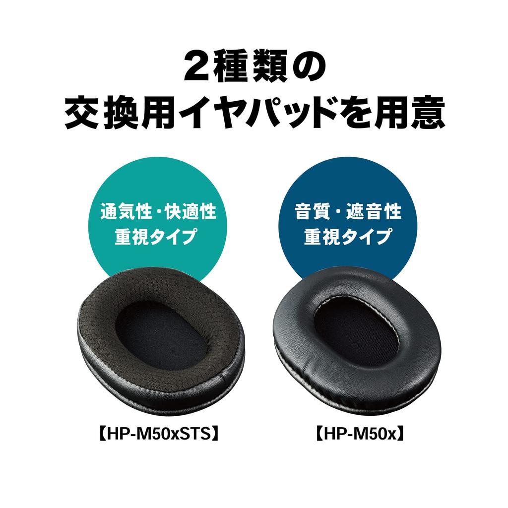 Audio Technica Headset Przewodowy XLR Kondensator Mikrofon Złącze XLR Streamer Twórca treści Gra Dystrybucja na żywo Podcast Czarny