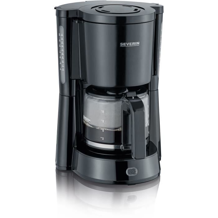 SEVERIN KA4815 Filter Coffee Maker - Black - 1000 W - 1.4 L - Up To 10 Cups