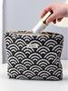 Autumn/Winter Chenille Plush Women's Large Capacity Makeup Bag - Travel Portable Storage High Value Bag