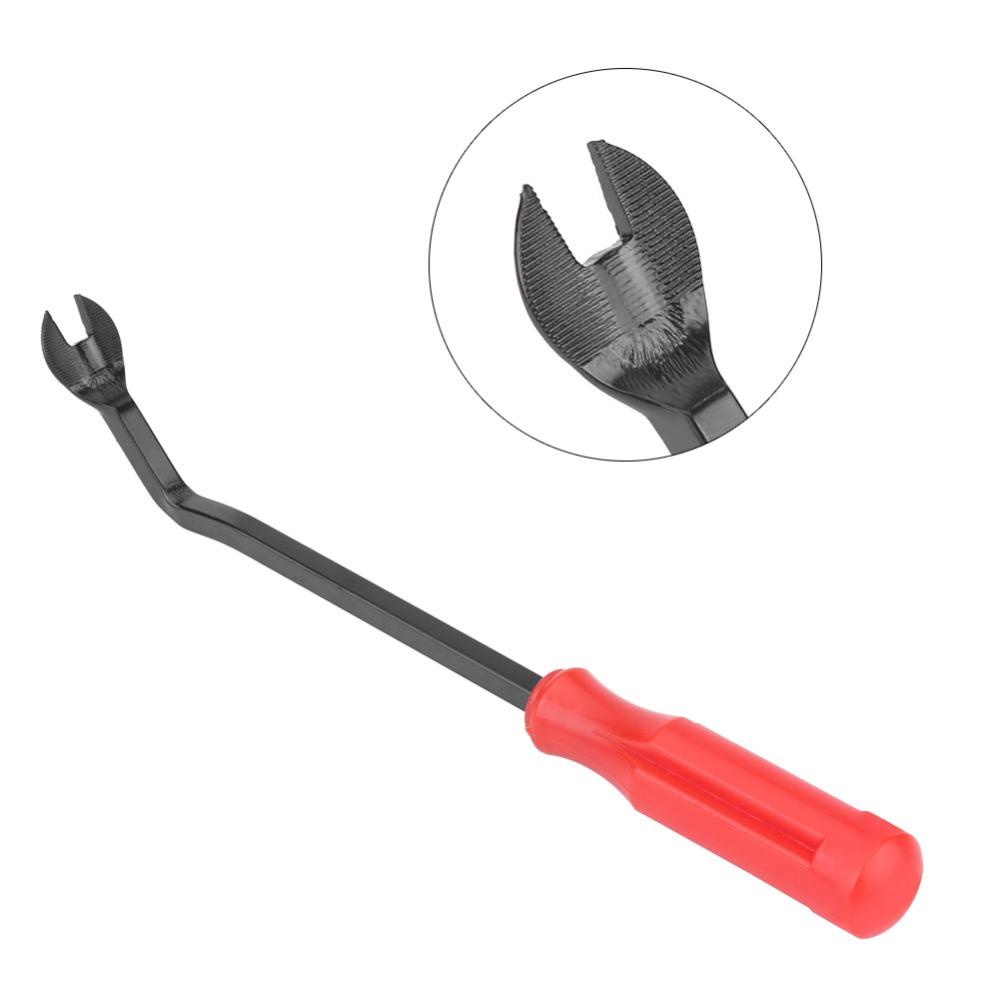 5PCS PP&Carbon Steel Interior Door Panel Removal Set Blue&Red Automotive Interior Trim Pry Set  DIY