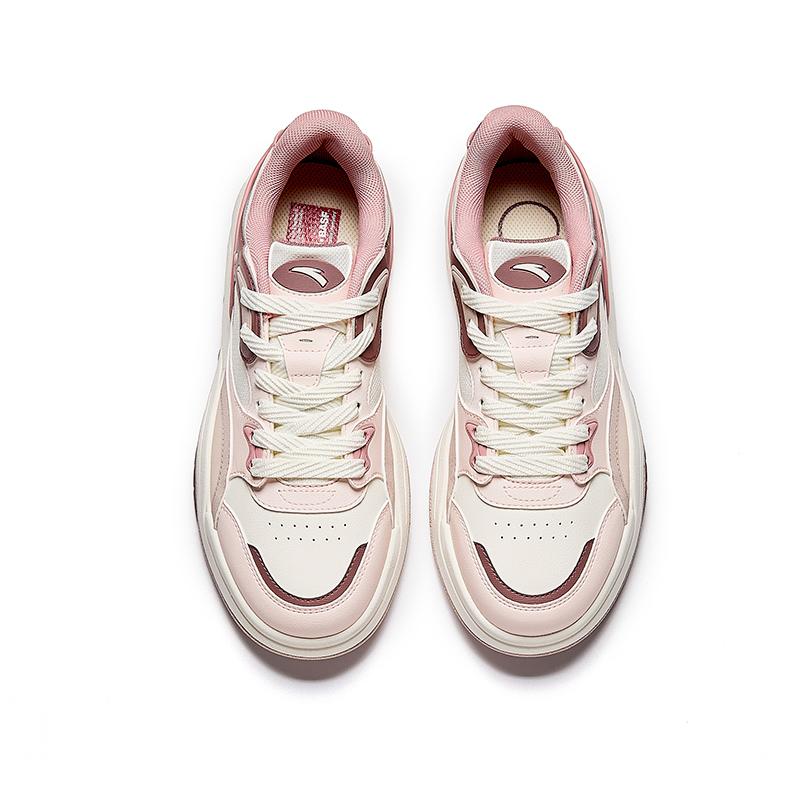 Anta Comfortable Versatile Fashion Shock Absorbing Durable Low Top Skate Shoes Women sneakers 122638024-3
