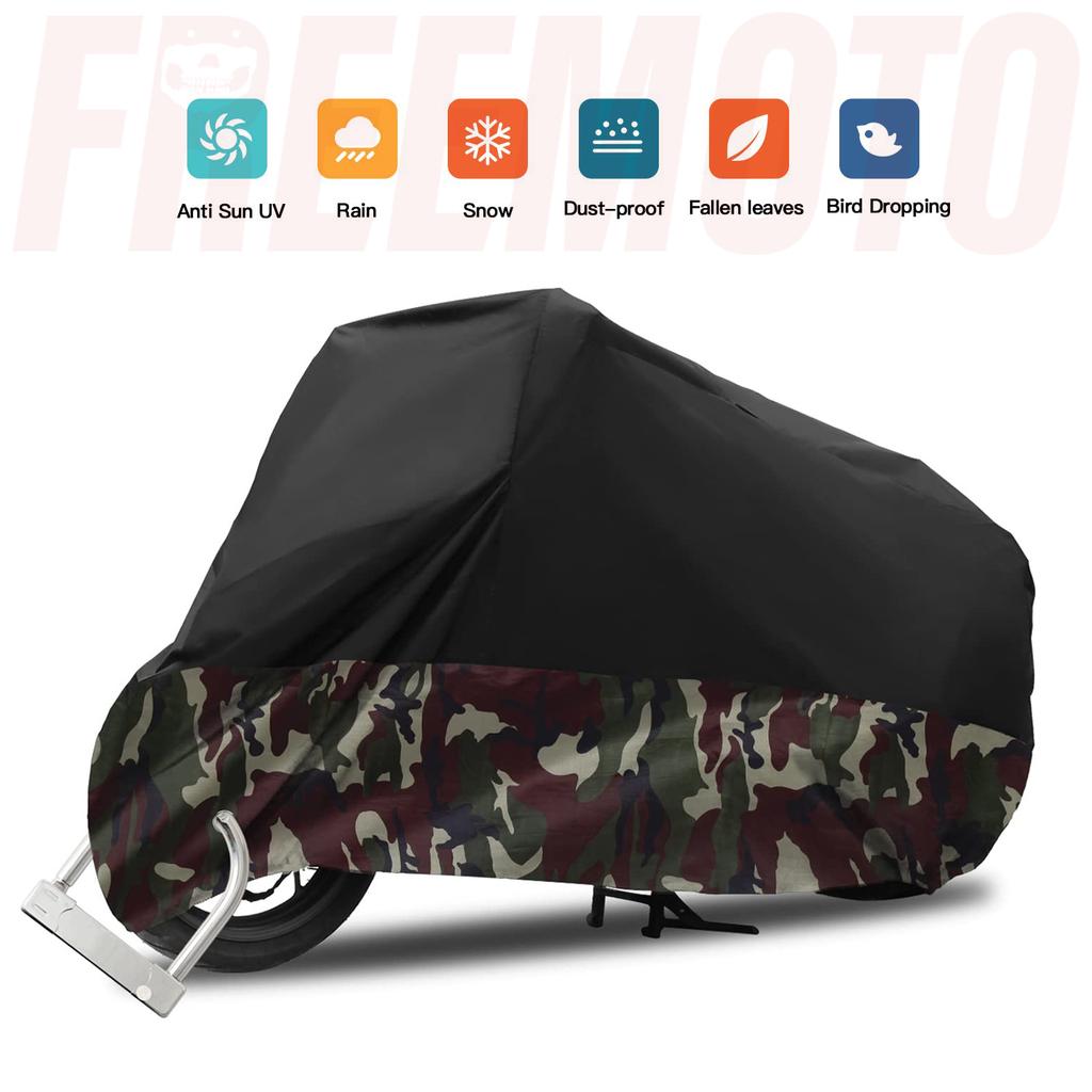 Motorcycle Cover All Season Universal Weather Durable Quality Waterproof Sun Outdoor Protection Scooter Shelter Tear Proof