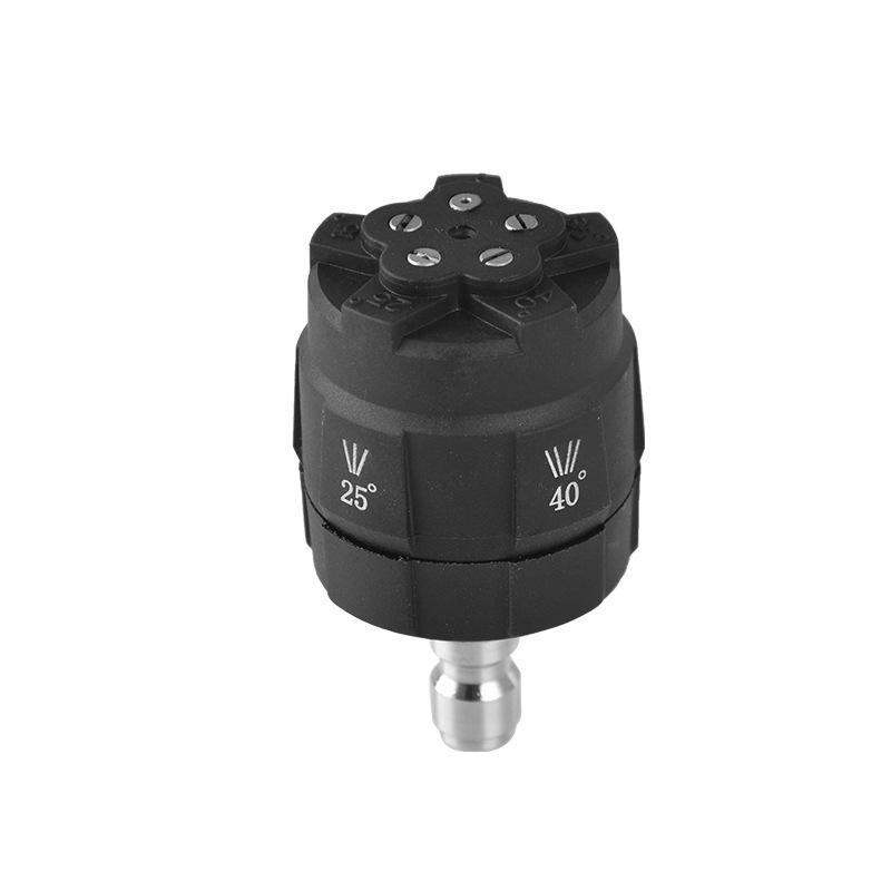 

Насадка для мойки высокого давления, 5 углов распыления, насадка для воды с быстрой заглушкой 1/4 дюйма, комплект насадок высокого давления для мойки автомобилей чёрный