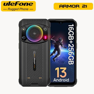 Ulefone Armor 21 Rugged Phone 16GB RAM 256GB ROM Smartphone Android 13 G99 Moblie Phone 64MP 9600mAh Global