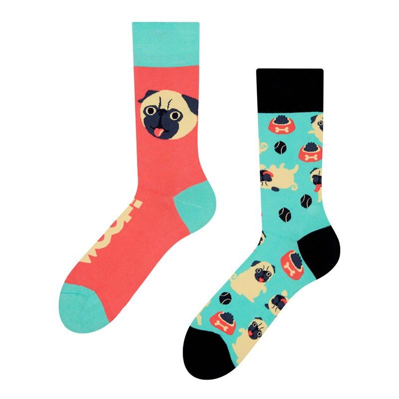 New Fashion Irregular AB Styles Kawaii Unisex Crew Socks Women Men Cotton Novelty Creative Cartoon Socks Gifts