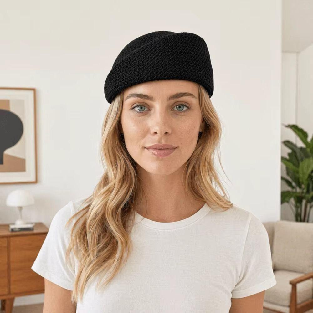 Weave Straw Pillbox Hat Fedoras Fedora Hat Women Medicine Box Hat  Beach Visor
