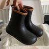 HC Fashion Color-block Rain Boots