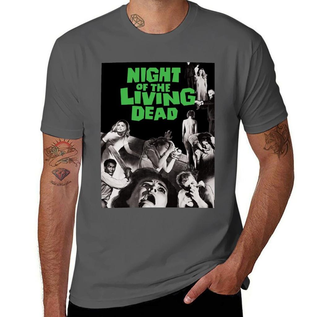 1968 Night of the Living Dead T-Shirt Urban Casual Loose Fit Tee