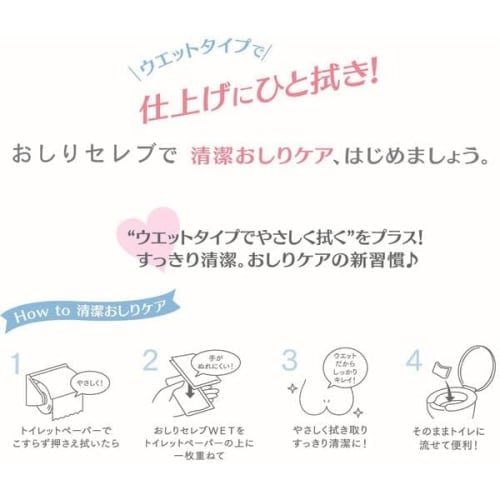 Buttocks Celeb Wet Nepia (Main Unit X 3 Refills)