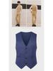 Gilet de costume pour homme coupe slim style coréen - Nouveau design sans repassage