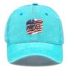 Sun Hat With 2026 Football Soccer "UNITED STATES" Flag Printed , Adjustable Sun Hat Raw Brim Slouchy Lightweight Vintage Sun Hat