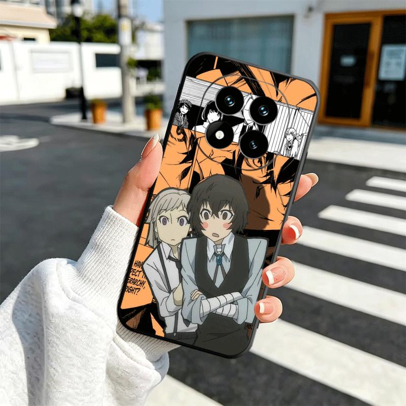 Bungo Stray Dogs Manga Soft Phone Case for Xiaomi Redmi Note 12 13 14 15 Pro Plus 11 12S 11S 11T 10 4G Black Cover Back Shell