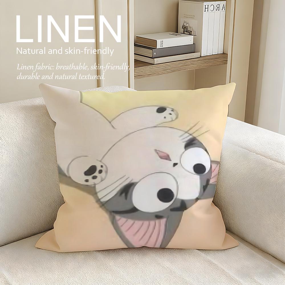 

Cute Chis Sweet Home Cushion Cover Pillowcase Set Pcs x x Breathable Washable Sofa Cushion Cover 30X30cm