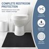 6 Pack Absorbent Toilet Rug Washable Toilet Floor Mat Reusable Toilet Mat  Restroom