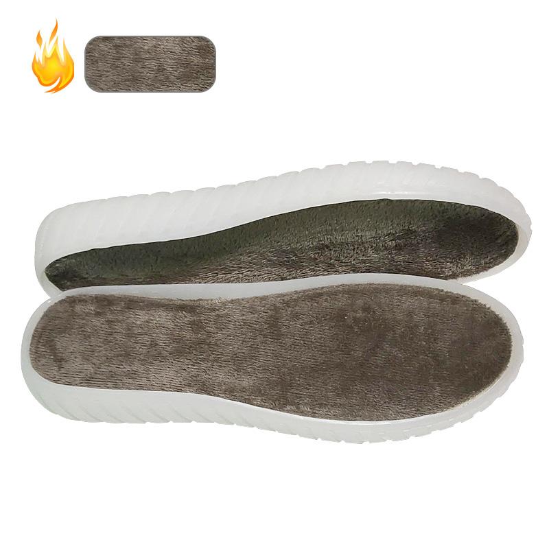 1 Pair Hand-stitched Anti-kick Transparent Soles Anti-slip Wear-resistant Velvet Soft Rubber Soles Shoe Patch Repair Replacement