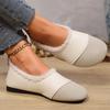 Women's Fleece-Lined Loafer 2025 Winter New Arrival Vintage-Style Round-Toe Soft-Sole Soft Leather Slip-On Warm Cotton Boots