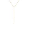 Stylish And Simple Geometric Fringed Round Bead Collarbone Multi-Layer Temperament Long Necklace
