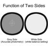 Grey Card White Balance Card for Photography 18% Exposure Reflector Foldable Focus Board Double Sided with Carry Pouch 30X30CM