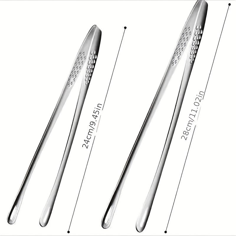 

Stainless Steel Food Tongs for BBQ, Baking, Camping. Heat-Resistant. For Home & Restaurant Use. чистый