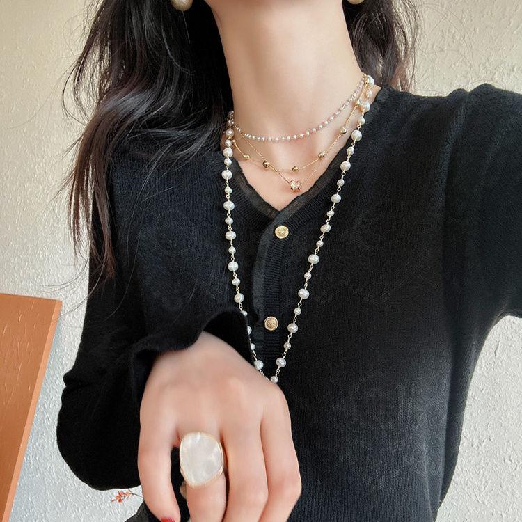 Spring and Autumn French Lace Knit Cardigan V-neck Temperament Lace Sun Protection Long Sleeved Top for Women