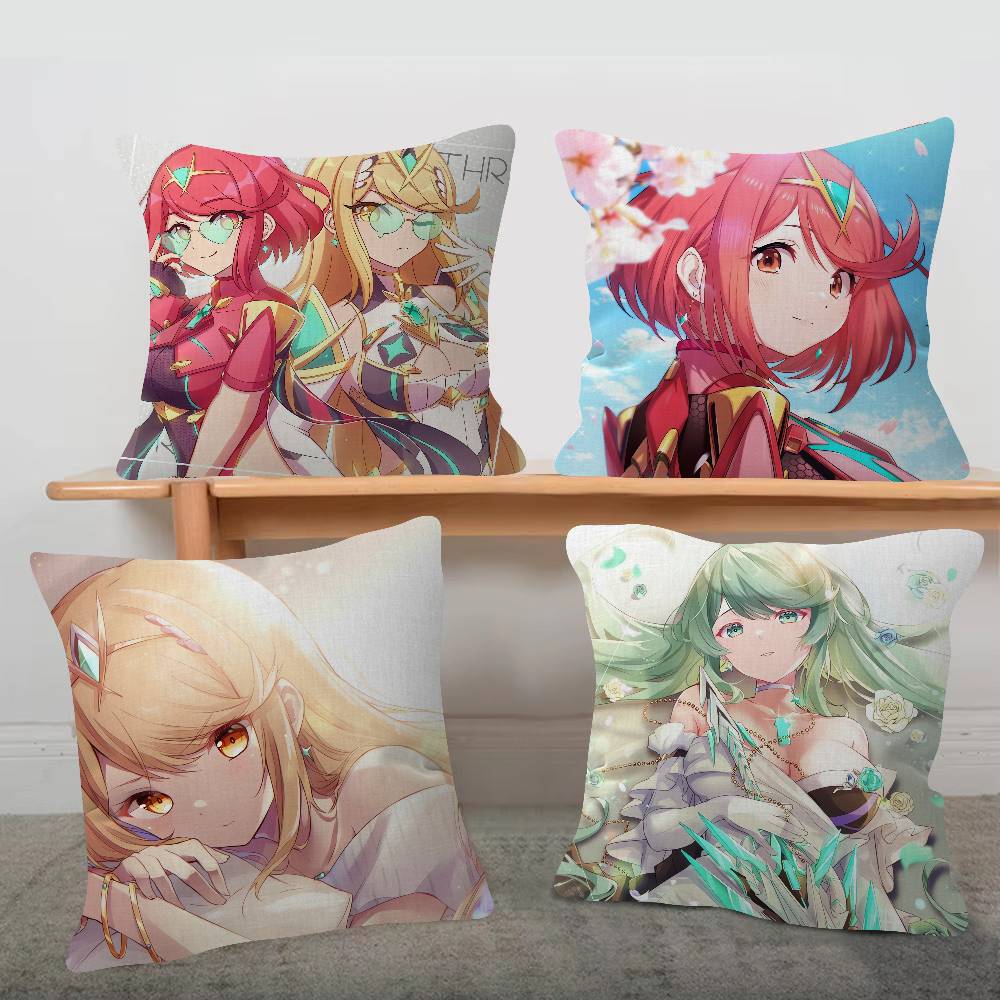 Game Xenoblade Chronicles Soft Comfortable Pillow Case Cartoon For Sofa Living Cat Room Home Office Retro Decor Protective Cover