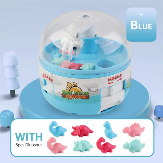 Mini Claw Machine Children's Toys Dinosaur Grabbing Machine Capsule Grabbing And Grabbing Capsule Machine Interactive Toys