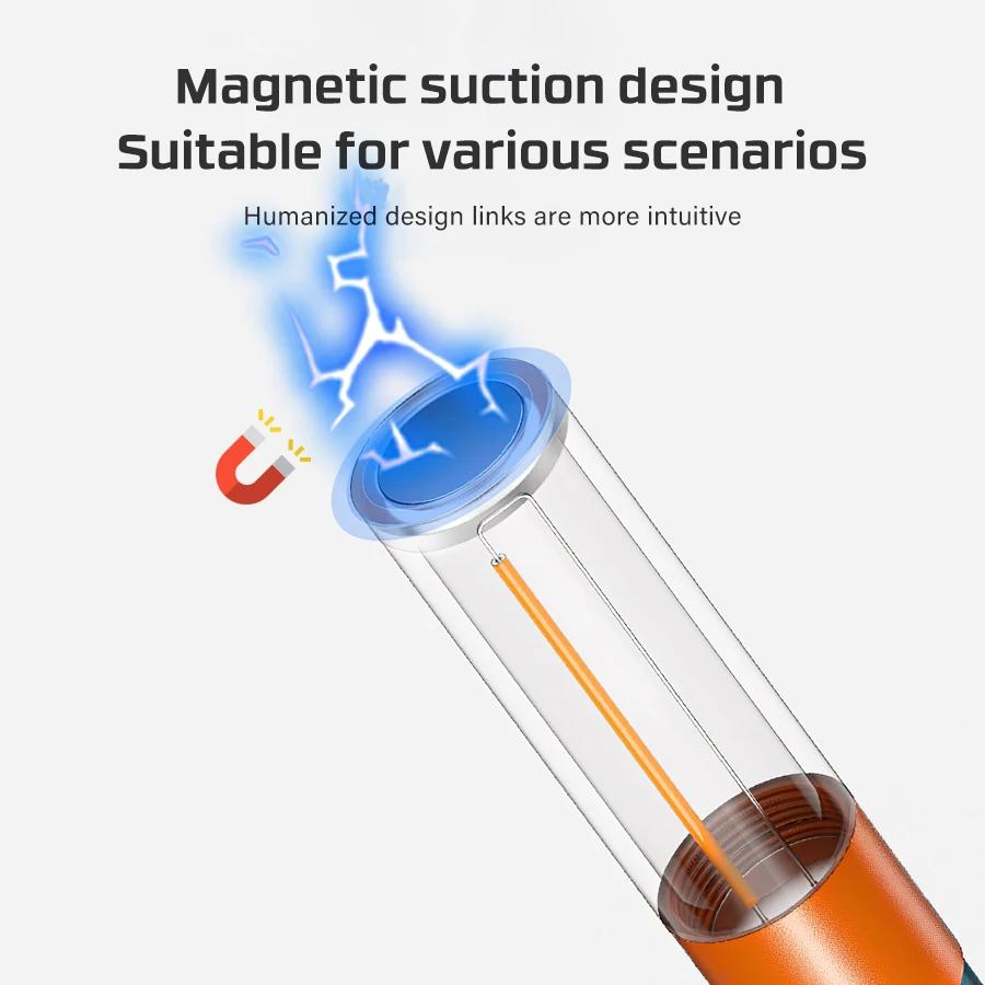 Multifunctional Flashlight USB Rechargeable Mini Magnetic Torch Lamp Portable Outdoor Waterproof Camping Lantern with 5 Modes