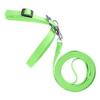 Vogelgeschirr Papageienleine Verstellbar Vögel Nylon Anti-Biss Seil für Outdoor-Training(Grün )