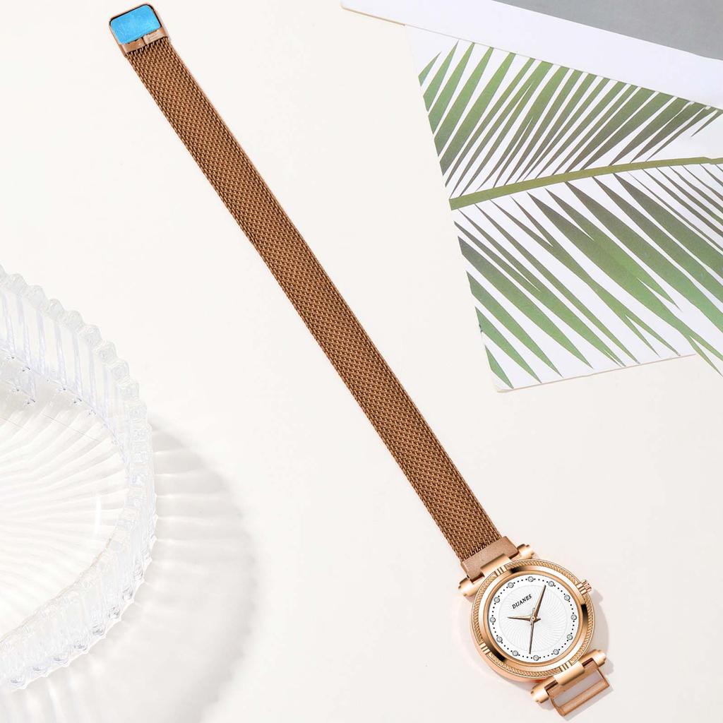 New niche women's watch elegant casual women's watch inlaid with diamond British watch temperament women's watch