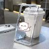 Phone Case For Samsung Galaxy A55 A54 A53 A56 A35 A33 A15 S25 S24 Ultra S23 S21 FE S22 Plus Cute Animal Cat Soft Silicone Cover