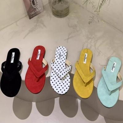 Moda Verano Chanclas Zapatillas Moda Mujer Banda Estrecha Zapatos Planos Señoras Casual Exterior Playa Diapositivas Sandalias