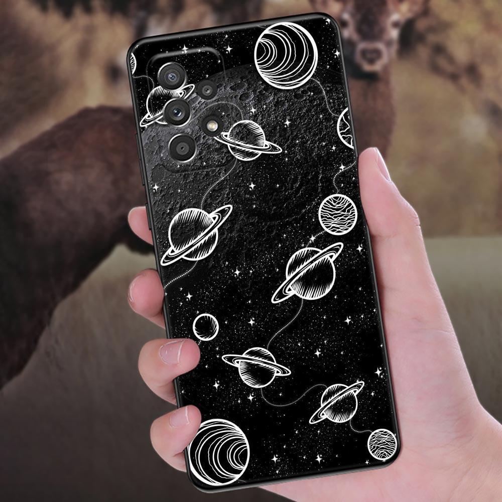 Universe Starry Phone Cover Galaxy A53 5G Case For Samsung A54 A55 A52S A51 A71 A73 A72 A35 A32 A33 Cases Sky Space Planet Stars