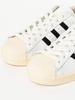 Beams Boy SUPERSTAR VINTAGE Canvas Core Size Women's Shoes, White/Core Black/Cream White, 23.5