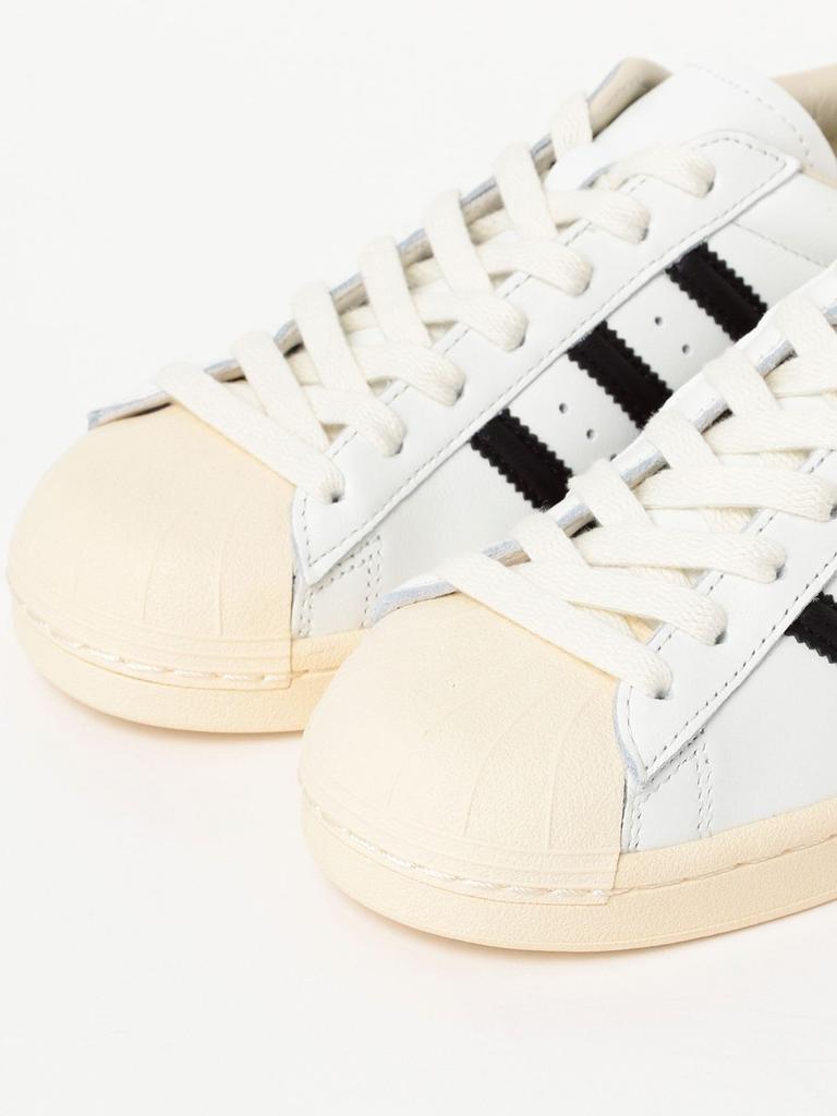 Beams Boy SUPERSTAR VINTAGE Canvas Core Size Women's Shoes, White/Core Black/Cream White, 23.5