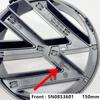 VW Volkswagen Car Front Grille Rear Trunk Emblem Badge Lid Cover Logo Decoration Sticker For VW Tiguan  2012-2017 Year Accessories