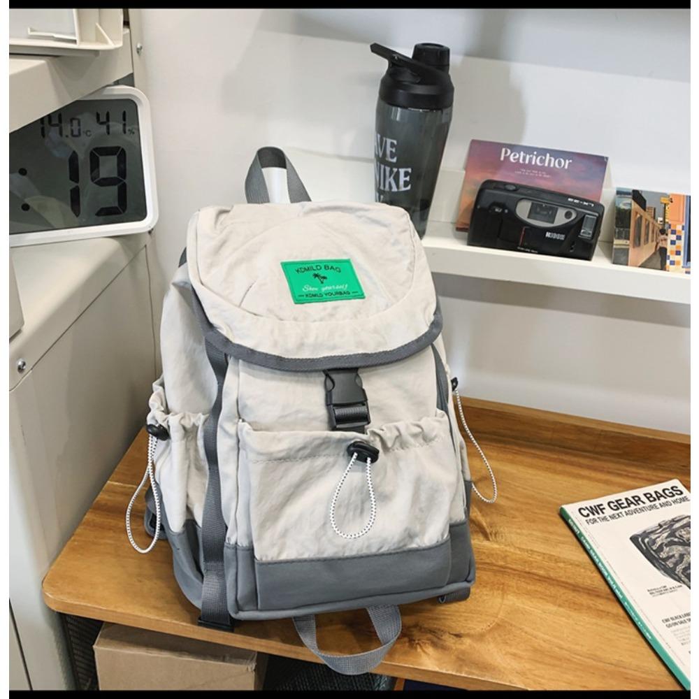 Альпинистский рюкзак Туристический рюкзак Большой вместимости Японский рюкзак Школьный рюкзак Мужской и женский Универсальный многофункциональный рюкзак для отдыха large серый