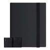 Card File Trading Binder 4 Pockets 160 Sheets Storage Sleeve Compatible Horizontal Insertion Waterproof Dustproof Durable PP Material Elastic Band