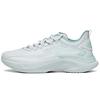 New Cushioning Anti Slip And Wear Resistant Low Top Running Shoes Women's White Gray Green 922125536-5