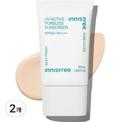 UV Active Poreless Sunscreen SPF50+ PA++++, 50ml, 2 Units