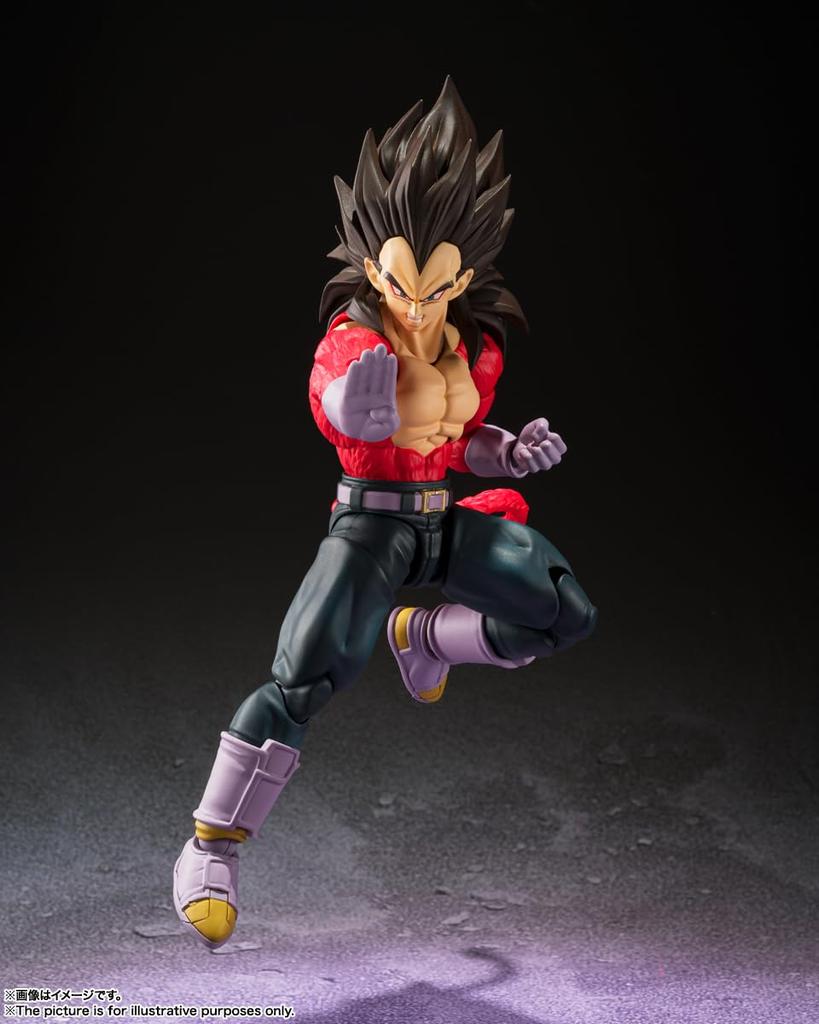 TAMASHII NATIONS Dragon Ball GT Super Saiyan 4 Vegeta approximately 130mm painted movable figure BAS63911 S.H.Figuarts ABS&PVC