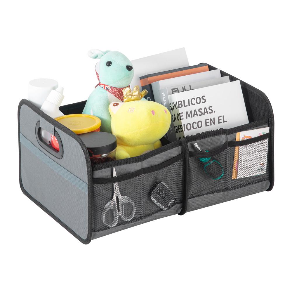 Cross-Border Car Trunk Organizer: Foldable Large Capacity Storage Box with Oxford Cloth