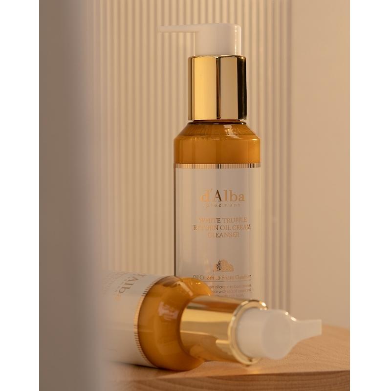 d'Alba White Truffle Return Oil Cream Cleanser (100ml, 160ml / 3.38 Fl. Oz, 5.41 Fl. Oz)
