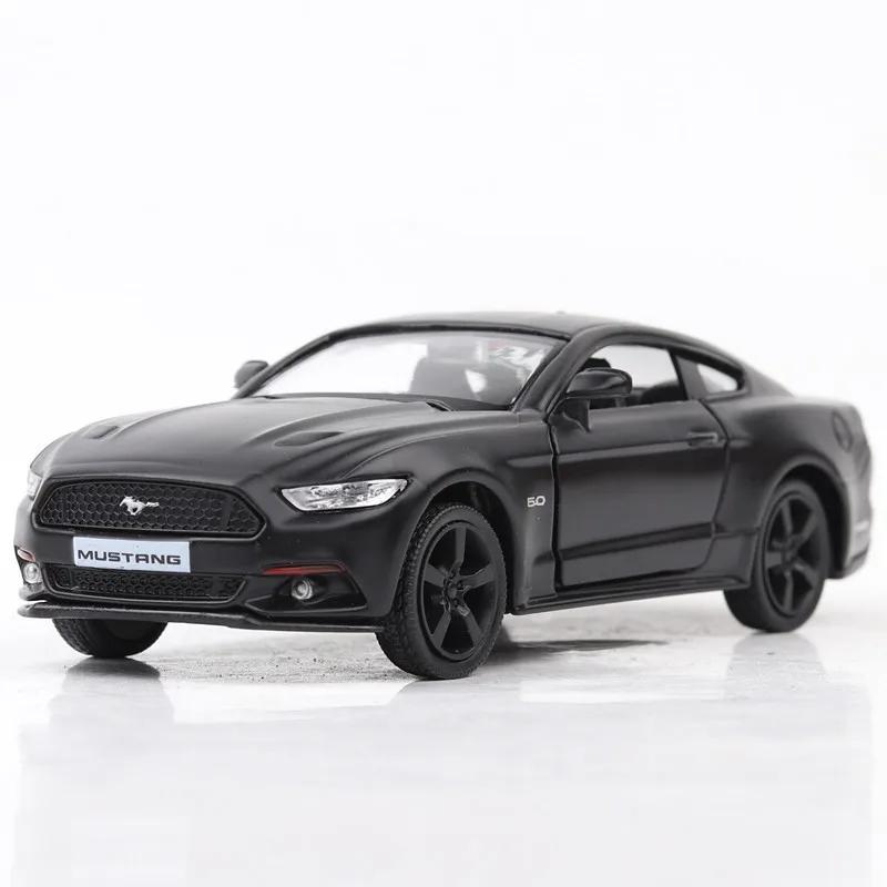 LLC3 1:36 Ford Mustang GT Toy Car Model Replica Scale Metal Diecast Miniature Art Vehicle Figure Collection Xmas Gift Boy Toy A192