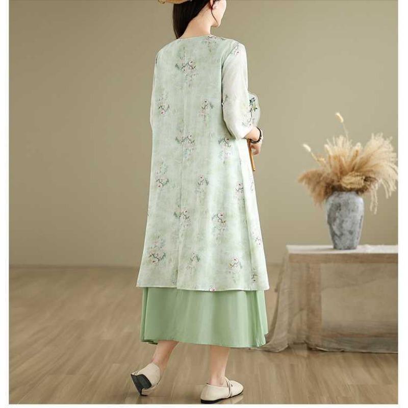 Ladies' Temperament Dress, Chiffon Element Dress
