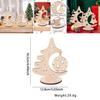 Stylish Christmas Tree Hollow Decorations Unique Wooden Ornaments For Festive Home Decor