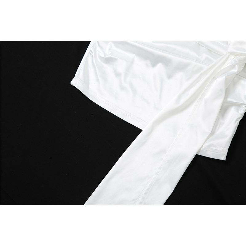 Fall Women's Solid Color Slim-fit High-waisted Street Fashion V-neck Sleeveless Dress