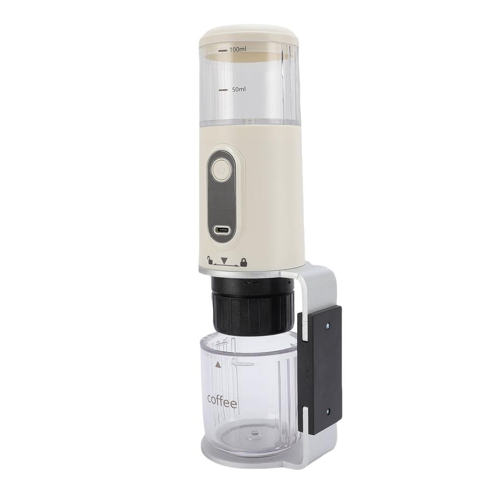 Portable Coffee Machine Compatible Ground Coffee Rechargeable Travel Capsule Coffee Maker for Outdoor Car Camping
