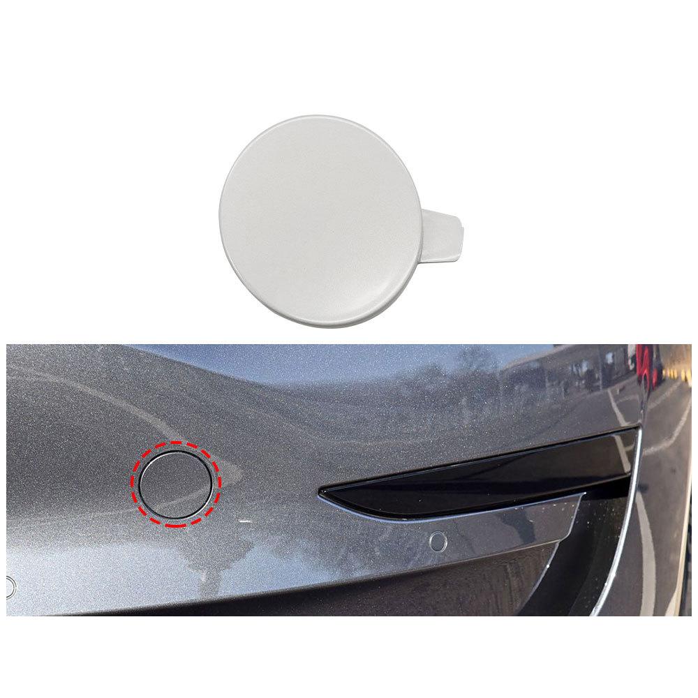For Tesla Model 3 Front Bumper Towing Hook Hole Cover Trailer Cover 1460701-00-B -