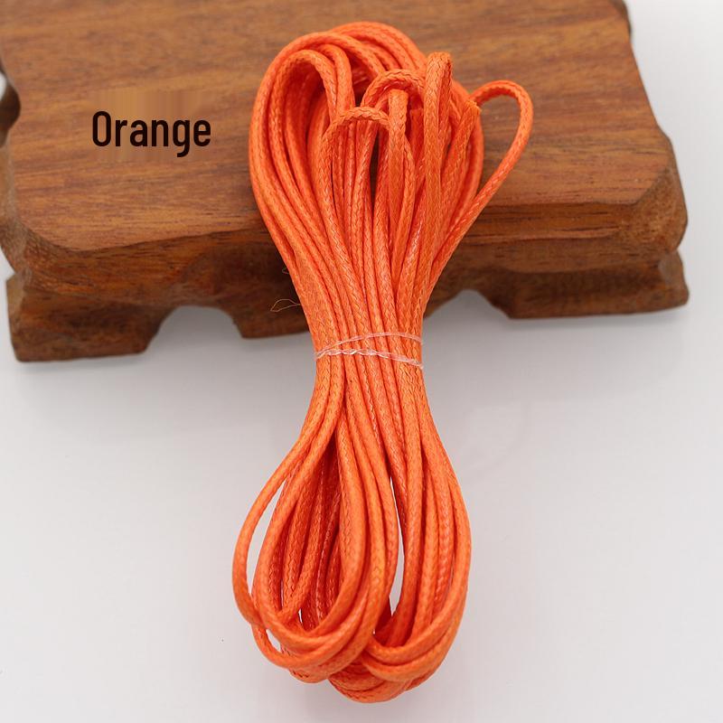 Korean Wax Cord for DIY Jewelry: 2.0MM Snake Pattern Leather Rope for Bracelet & Necklace Weaving